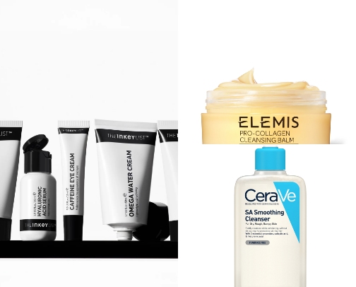 Skin care cover photo collage