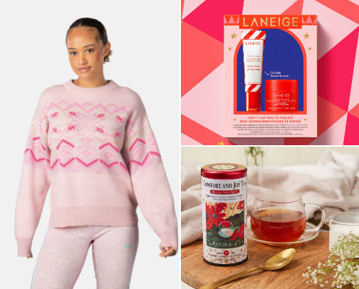 Girlie Holiday Gift Ideas cover photo collage