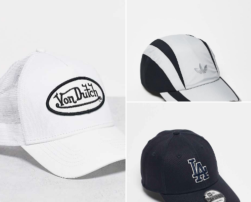 "Best Caps for Men & Women 2025" cover photo collage