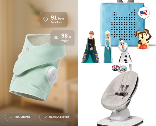 New mom must have's - pregnancy, postpartum, newborns cover photo collage