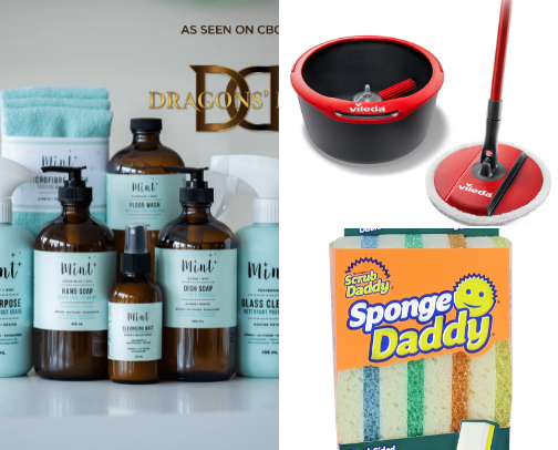 What you'll find in my cleaning cupboard 🫧 cover photo collage