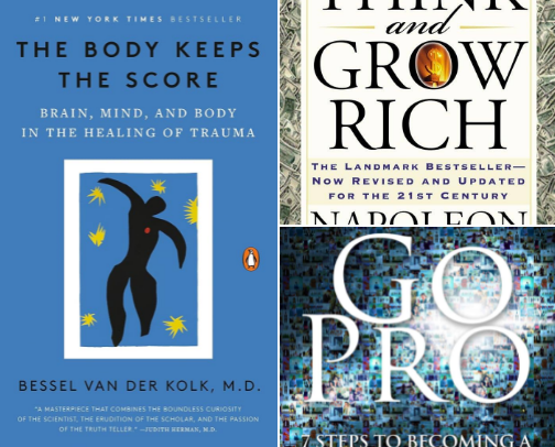 Learn to create the life you want with these educational book options cover photo collage