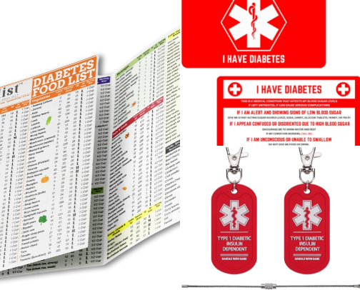 TYPE ONE DIABETIC MUST HAVES cover photo collage