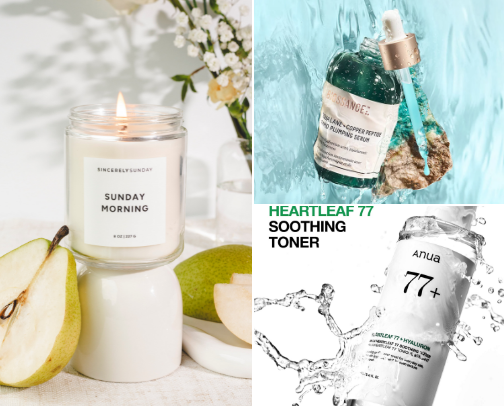 The Ultimate Rainy Sunday Skincare Routine 🌧️✨ cover photo collage