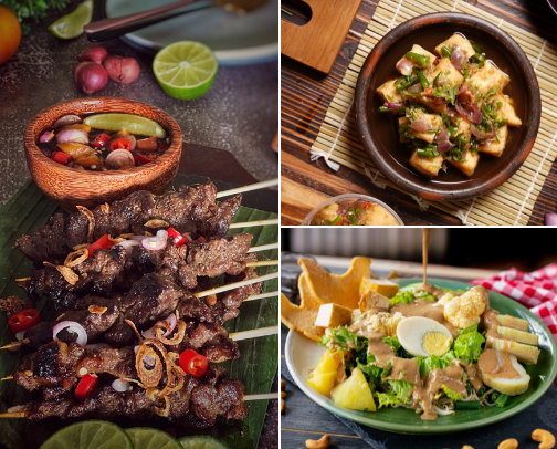 Irresistible Indonesian food! cover photo collage