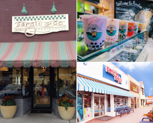 📍Downtown Denville must visit list cover photo collage