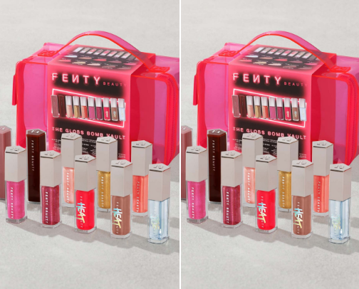 Fenty beauty gloss cover photo collage