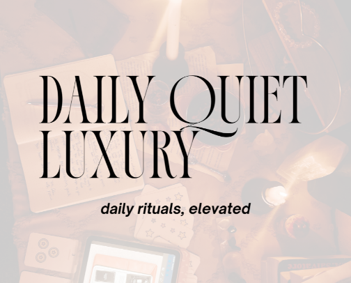 everyday quiet luxury 🕯️✨ cover photo collage
