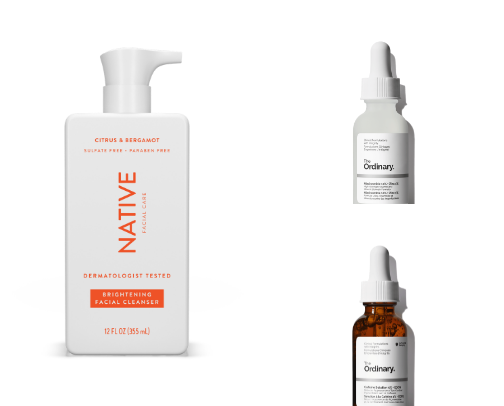 Skincare products that are glow up approved! cover photo collage
