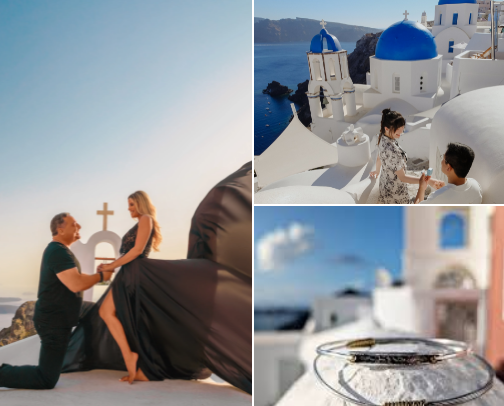 Planning a Santorini Wedding Day: Trusted Local Vendors Without Luxury-Level Prices cover photo collage