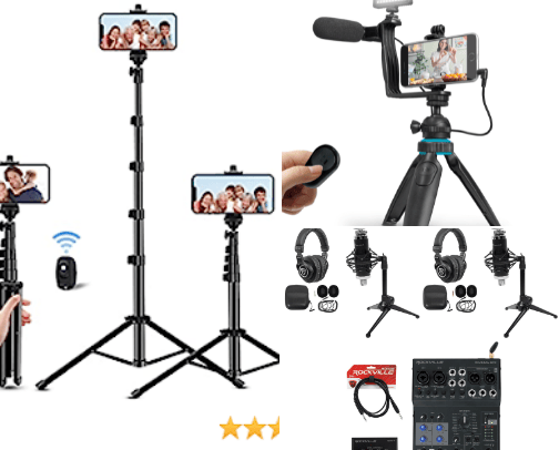 Beginner Content Creator must haves!!! cover photo collage