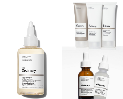 Skin care cover photo collage