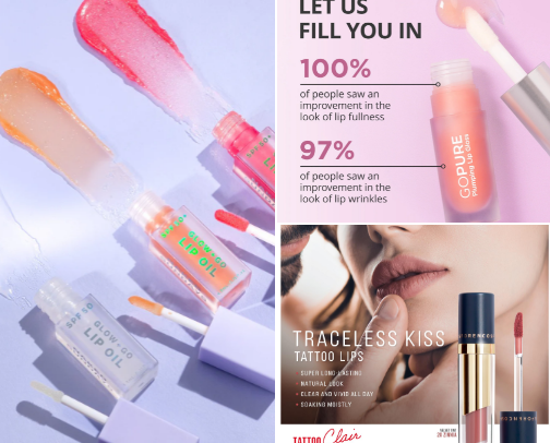 All Things Lip cover photo collage