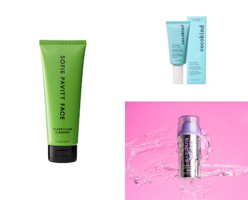 Skincare that my acne prone skin loves 🫧💗 cover photo collage