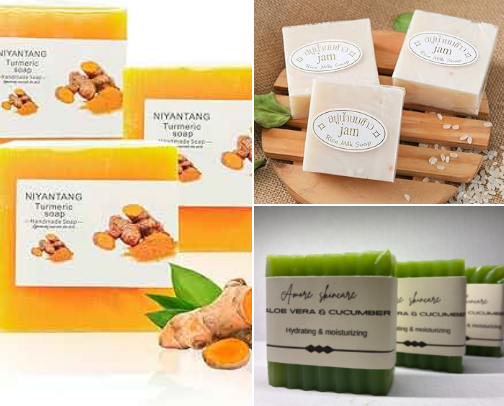 Jabones Naturales para piel sensible cover photo collage
