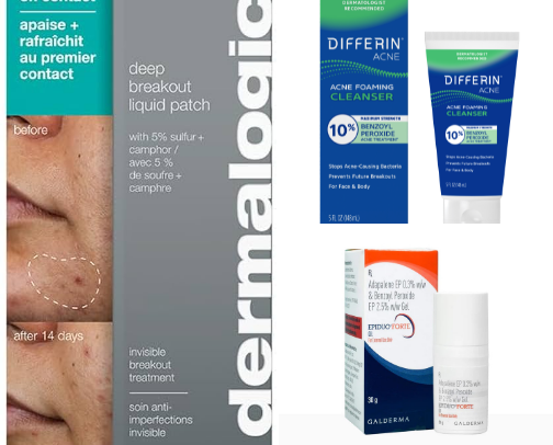 Skincare Faves cover photo collage