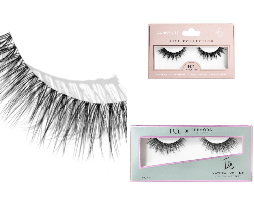 False eyelashes cover photo collage