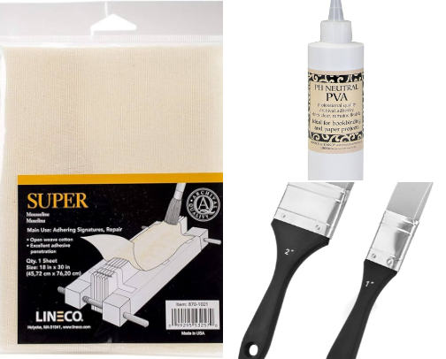 bookbinding supplies you'll need to DIY pretty hardcovers for your books! cover photo collage