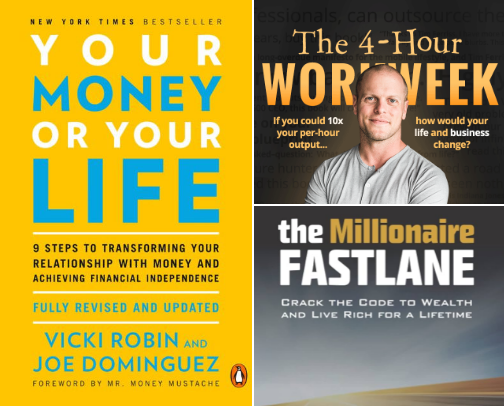 Fundamental finance books cover photo collage