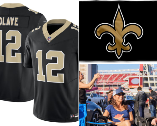 Saints Gameday Essentials — Who Dat cover photo collage