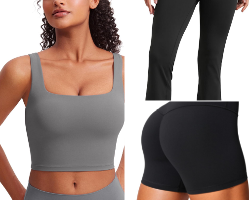 My Fave Athletic Wear Under $40 (lululemon dupes 😍) cover photo collage