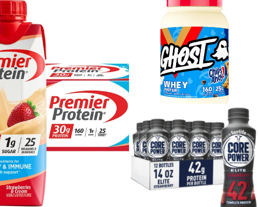 Protein/Energy Drinks/Fat Burners cover photo collage