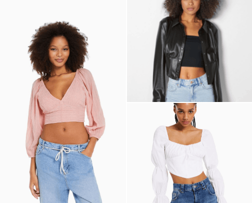 Bershka long-sleeve favs 🦋 cover photo collage