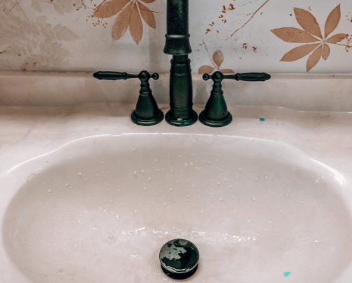 In the bathroom cover photo collage