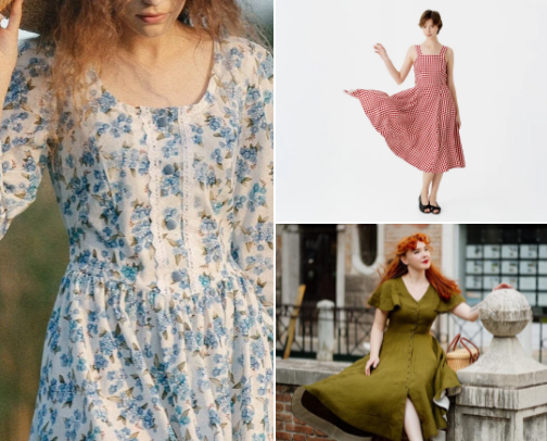 My Dream Eclectic Cottagecore Wardrobe cover photo collage