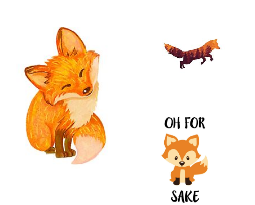 For the Love of Foxes: The Best Wildlife Stickers for Fox Lovers cover photo collage
