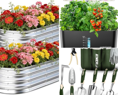 Garden and Outdoor cover photo collage