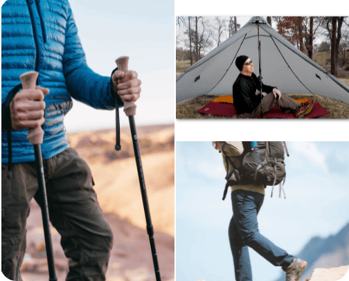 Backpacking Gear cover photo collage