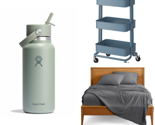 College/Dorm Room Essentials cover photo collage