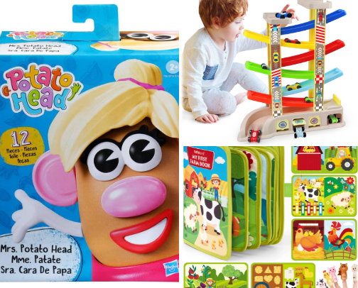 speech therapy toys cover photo collage