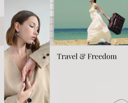 ✈️🌍 Travel & Freedom cover photo collage