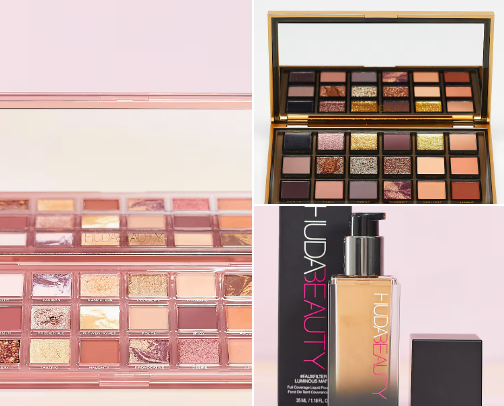 Huda Beauty💄 cover photo collage
