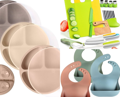 Feeding Favorites & Toddler Kitchen Tools cover photo collage