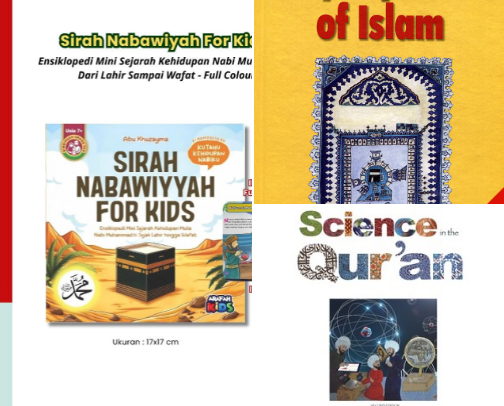 Best Books for Toddlers (Educational & Islamic Stories) cover photo collage
