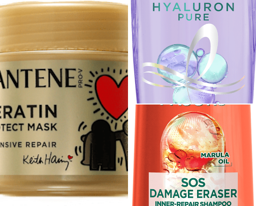 Shampoos & conditioners🧴🧼 cover photo collage