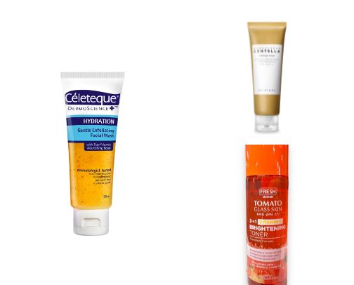 Skincare products that actually works on me cover photo collage