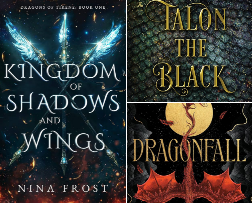books with dragons in them! cover photo collage