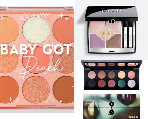 Eye shadows cover photo collage