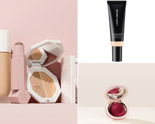 makeup essentials 🥮💋 cover photo collage