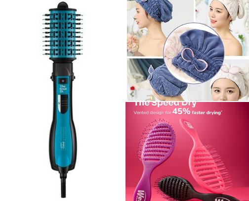 My Favorite Hair Care Items cover photo collage