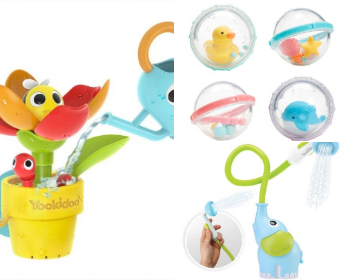 Best bath toys for littles cover photo collage