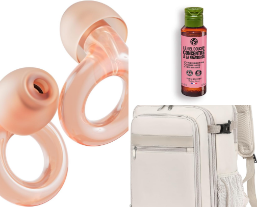 Important things for traveling | Gadgets | suitcases and backpacks. cover photo collage