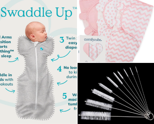 Baby swaddles cover photo collage
