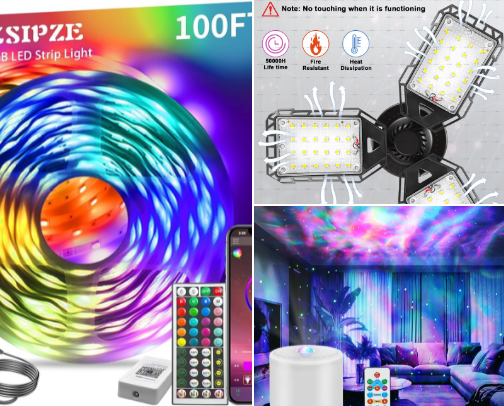 Aesthetic lamp cover photo collage