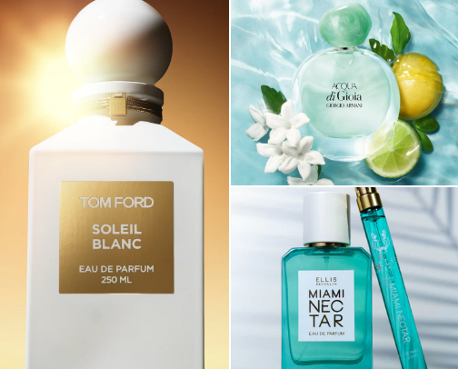 Summer Fragrance Hidden Gems 🌞💎 cover photo collage