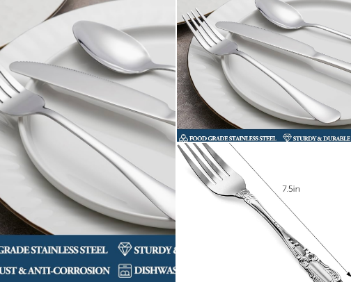 Best Stainless Steel Dinner Fork Sets cover photo collage